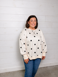 Polka Dot Sweatshirt